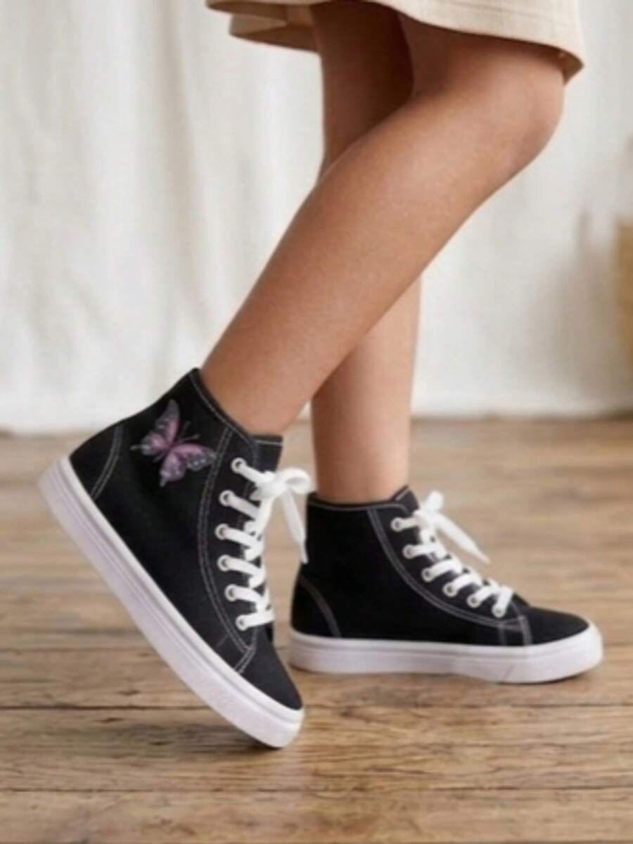Kids Tennis Shoes - Black - View 1
