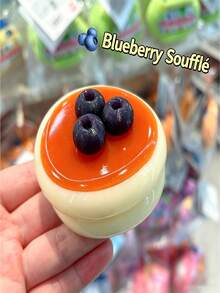 Brinquedo de Alívio de Estresse Macio e Fofo Tipo Soufflé de Lama, Gadget de Descompressão de Rebote Lento de Doce Macio de Queijo, Brinquedo Infantil, Brinquedo Fidget para Ansiedade, Pequeno Presente de Feriado - Multicolorido - Visão 12