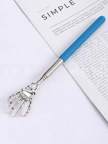Portable Telescopic Back Scratchers With Skeleton Claw Design Sleek Metal Extendable Itch Scratcher For Adults Antislip Back Scratcher For Office Use Home Pilates Workout Neck Massage Weight Loss Exercise Back Scratcher Gym Masager Equipment - Multicolor - View 13