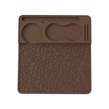 Espresso Tamper Mat, Professional Silicone Barista Workstation, With Tool Slot, Suitable For Portafilter, Heat-Resistant Coffee Tamper Mat, For Countertop Protection - Multicolor - View 9