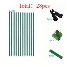 28pcs Multi-Functional Garden Support Stake Set, Suitable For Various Fruit And Vegetable Plant Support, Freely Combinable And Assemblable Garden Climbing Trellis - Multicolor - View 10