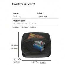 SUP Insulated Bag Multifunctional Mesh Bag Deck Bag Paddleboard Surfboard Portable Insulated Bag Black Paddleboard Bag - Deck Bag 03 - View 13
