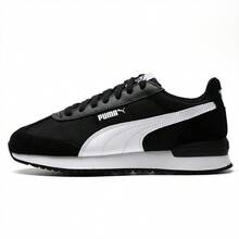 PUMA Turin 3 Stylish Versatile Comfortable Shock-Absorbing Durable Breathable Low-Top Casual Shoes Unisex Black - Black - View 4