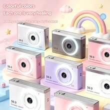 便攜式復古迷你 CCD 數位相機,1080P HD 影片錄製,大螢幕輕巧口袋相機,適合學生旅行 Vlog 與日常攝影,內建 700mAh 電池 - 查看 3