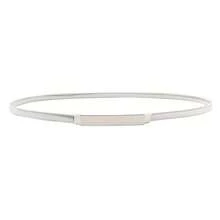 1pc Elastic Thin Waist Belt For Women, Long Chain Waist Decor For Dress, Simple Versatile Metal Waist Cinch Belt - Multicolor - View 4