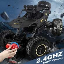2026 1:12 XL Large Remote Control RC Cars Big Wheel Car RC Monster Truck 4WD Kid's Boys Toy ,birthday Gifts ,new year gift,christmas gifts - Schwarz - Übersicht 3