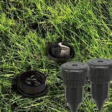 Sprinkler Schlüsselversteck - Realistisches Schlüsselversteck (versteckter Kegel + Abdeckung), Diebstahlsichere Schlüsselaufbewahrungsbox - Wasserdichter Schlüsselsafe für Garten, Hof und Rasen, leicht in den Gartenrasen unterirdisch einzufügen, wasserdicht und korrosionsbeständig - A - Übersicht 5