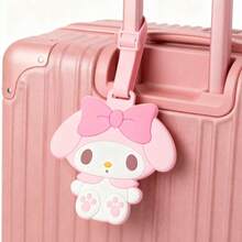 可愛 Hello Kitty 行李標籤 動漫 Sanrio Melody 行李吊牌 行李箱 ID 地址牌 便攜登機行李牌 - 多色的 - 查看 6