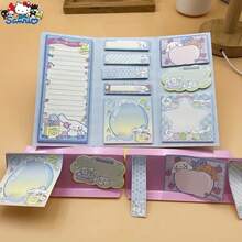 Sanrio Kuromi & Cinnamoroll Self-Adhesive Sticky Notes, 180 Sheets - Cartoon Stickers For Planners And Organizers, Rectangular, Daily Message Board, Diary And Memo Labels - Multicolor - View 6