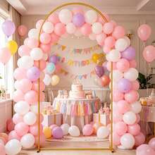 6FT Wedding Arch Door Backdrop Stand Flower Display Frame Backdrop Metal Rack - View 3