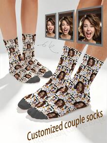 1 Pasang Kaos Kaki dengan Pola Wajah Kustom, Kaos Kaki Foto Kustom, Kaos Kaki Cetak Personalisasi, Kaos Kaki Wajah Lucu, Kaos Kaki Pola Kustom, Cetak Pola Wajah Apa Pun di Kaos Kaki, Hadiah Ulang Tahun Pernikahan, Hadiah Hari Valentine, Hadiah Ulang Tahun Unik, Koleksi Personalisasi - MultiWarna - View 9