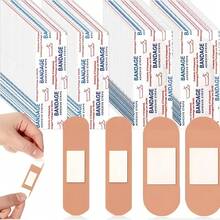 10/30/50/100/150/200pcs Self-Adhesive Wound Bandage Assortment, (72*25mm)+(72*19mm) Flexible Breathable Strips, Recommended Skin Care Strips, Suitable For Home, Office, Travel, Children And Adult Skin Care Products - View 2