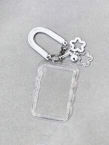 Retractable ID Card Holder, Transparent Card Holder With Safety Lock, Durable Student Campus ID Card, Ideal Gift For Back To School, First Day Of School - Multicolor - View 2