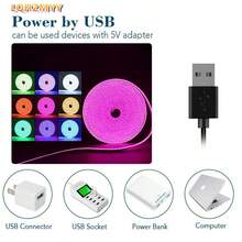 RGB 紅外線霓虹 LED 柔性燈條,聖誕臥室氛圍燈,電競裝飾,送給朋友與愛人的驚喜禮物,派對氛圍,24 鍵遙控變色燈條,節日室內/室外裝飾燈,1m/2m/3m/4m/5m - 多色(白色橢圓形控制器) - 查看 8