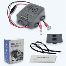 SEAGO Car Ultrasonic Rat Repeller, Engine Bay Rodent Deterrent Device, Strong Flashing Light Rat Repellent, Battery-Powered Anti-Rodent Equipment For Car Interior - Multicolor - View 6