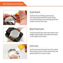 1pc Professional Watch Repair Tool Set, All-In-One Watch Battery Replacement And Band Link Remover Kit, Includes Watch Case Opener, Screwdriver, Tweezers And Portable Storage Bag, Suitable For Watch Maintenance Beginners - 147-piece Watch Repair Tool Kit - View 10