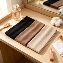 1 pieza Diadema ancha elástica para mujer, banda de pelo suave y antideslizante para yoga, ejercicio, correr, maquillaje y uso diario - Aleatorio - Ver 2