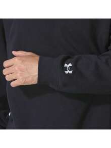Under Armour Men's Sports Sweatshirt APAC Terry OG 96 Crew-BLK Minimalist Loose Comfortable Sports Knit Sweatshirt 6010096-001 - Black - View 8