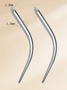 Piercing Tapered Dilator Insertion Tool With Threaded And Non-Threaded Insertion Needles 14G/16G/18G/20G Piercing Needle Auxiliary Tool Dilator Auxiliary Tool - Silver - View 17