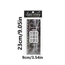 30pcs Stiker Masking PET Serbaguna Gaya Korea Berbahan Renda untuk Dekorasi Kartu Perencana DIY dan Buku Stiker - 1 Set - View 2
