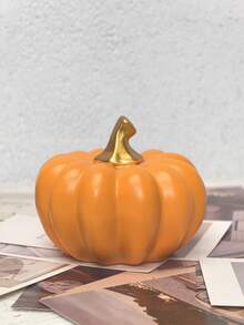 Charming White Pumpkin Decor - Perfect For Halloween, Thanksgiving And Autumn Decoration | Versatile Desktop Accent For Living Room And Bedroom - A - View 13