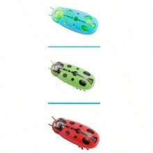 Automatic Vibrating Ladybug Interactive Cat Toy, Random Color, Built-In Replaceable Button Battery, Self-Play Kitten Hunting Toy - View 7