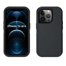 Casing Ponsel Pelindung Tugas Berat 3-in-1 [Tahan Guncangan][Tahan Jatuh][Anti Selip] Casing Ponsel Pelindung Multi-Lapisan Memberikan Perlindungan Kuat untuk Perangkat Seluler Anda - Hitam - View 47