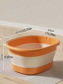 Foldable Portable Home Foot Bath Tub With Massage Beads Deep Soak Leg Tub, No Assembly Required, Easy To Store, Lightweight And Space-Saving, Dual Use For Home And Travel, Relieves Fatigue And Promotes Blood Circulation, Mother's Day Gift - Multicolor - View 11