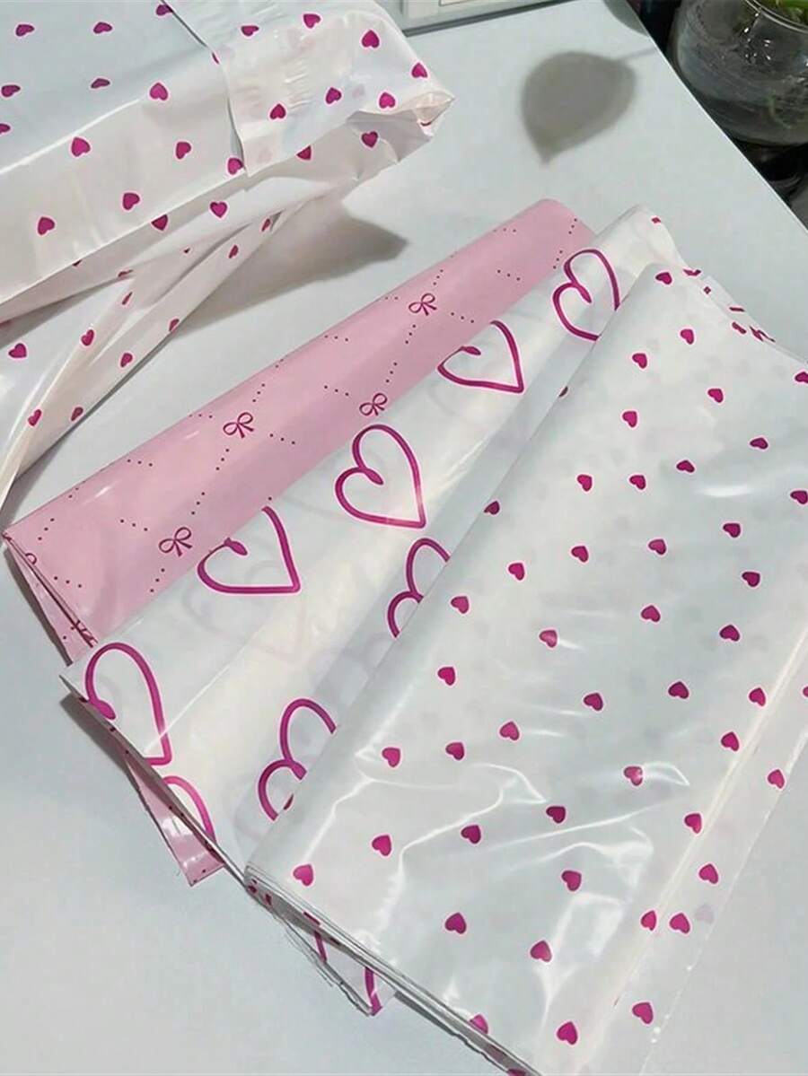Thickened 12-Strand Pink Series Courier Bags, Packaging Bags, Courier Bags - Multicolor - View 1
