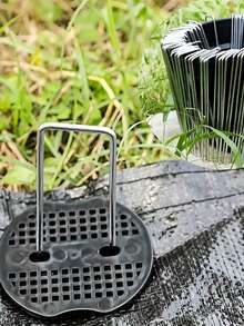 U-Shaped Garden Stakes, Heavy-Duty Fence Posts, Lawn Staples, Galvanized Landscape Nails For Securing Grass Lawn Barriers And Ground - Multicolor - View 2