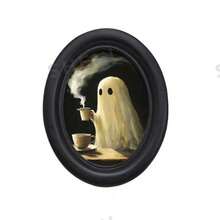 Gothic 3D ovaler Fotorahmen, ovale Wanddekoration, handgefertigter Fototransfer, geeignet für Heim- und Büro-Wanddekoration, Feiertagsdekoration - mit Rahmen, perfekt zum Dekorieren Ihrer Wohnzimmer- oder Schlafzimmerwände - 11 - Übersicht 3