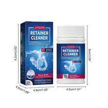 JAYSUING Denture Cleaning Tablets Effervescent, Suitable For Dentures, Retainers, Clear Aligners, Mouthguards, Removes Stains And Odors, Fresh Mint, Perfect Gift For Family, Friends, Parents, Elderly On Holidays, Home Essential - Multicolor - View 7
