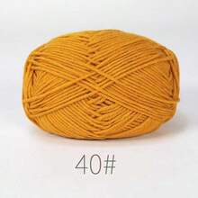EDCUEBE7 1件/約50g 混色手工鉤針毛線套組，柔軟舒適的編織毛線，多用途適用於鉤針錢包、衣物、地毯及其他手工項目，非常適合DIY情人節禮物，製作錢包、手提包等（隨機包裝） - 單色 - 查看 89