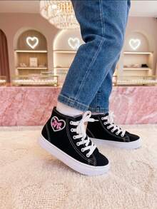 Kids Tennis Shoes - Black - View 1