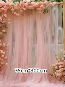 Lightweight Mesh Fabric, Wedding Drapes, Multiple Colors Available, Outdoor Drapes Decoration, Party Backdrop Setup, Wedding Arch, Wedding Fabric, Outdoor Garden Decoration, Wedding Season, Birthday Holiday Party Decoration, Party Backdrop, Garden Mesh, Ideal Choice For Gifts, Gathering Mesh Decoration - A - View 19