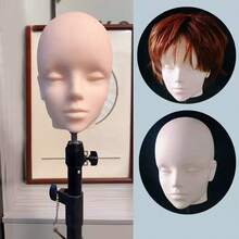 Cosplay Wig Mannequin Head Model, Anime Character Styling Tool, Model Head - View 3