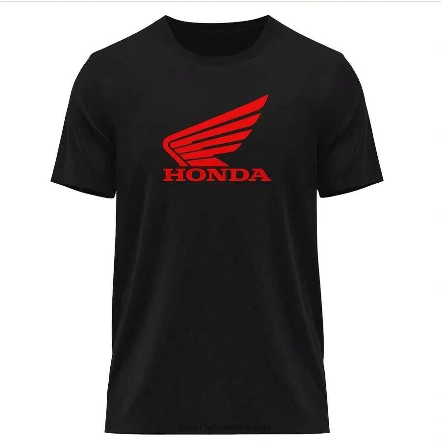 Hondas 2026 New Hot Selling Motorcycle Riding Pure Cotton T-Shirt Men's And Women's Style Hondas Riding Casual T-Shirt Top - 款式 - 查看 1