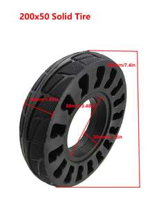 8 Inch 200*50 Solid Tire 200x50 Wheel Plastic Hub Non-Pneumatic Tire Suitable For Electric Scooter - YIDA 200x50 Five-star Plastic Wheels - View 8