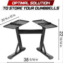 Dumbbell Rack Weight Storage Rack - Multicolor - View 3
