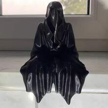 Bookshelf Undead Ornament Halloween Grim Reaper 3D Aesthetic Craft, Creative Desktop Office Printed Decoration Room Decor Home Decor Halloween Decor - Grim Reaper - View 7