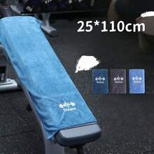 1pc Gym Sports Sweat-Absorbing Quick-Dry Microfiber Towel, Multifunctional Solid Color Sports Towel - Multicolor - View 6
