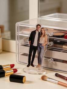 1pc Personalized Acrylic Stand, Custom Photo Design, Perfect Gift For Family And Friends, Suitable For Home Decor, Holidays, Daily Display, Celebrations And Special Occasions - Multicolor 9 - View 5