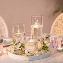 Candle Holders, Glass Vases, Transparent Hydroponic Glassware, Wedding Decorations - RMC0614-a - View 6