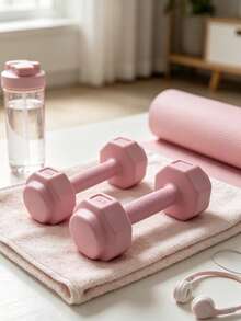 Dumbbell Set - 2pcs Handheld Dumbbells - Easy Grip - Unisex Arm Weights, Home Fitness Workout Equipment, Suitable For Strength Training - Multicolor - View 2