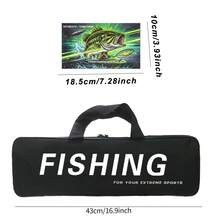 KecchKrezing Deep Green Travel Fishing Rod Set With Full Fishing Tackle Bag, Suitable For Beginners, New Cool Gear For Fishing Enthusiasts - Green - View 5