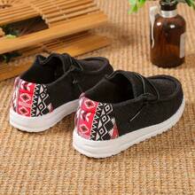 1 Pair Fashion, Casual, Lightweight, Classic, Beautiful Sneakers - black red - View 5
