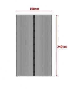 1pc Magnetic Screen Door, Breathable And Effective Mosquito Protection, Easy To Clean Soft Mesh, Thickened Grid, Pet Friendly, Suitable For Front Door, Sliding Door, Fly Screen, Fly Curtain, RV Accessories, Mosquito Net - Multicolor - View 10