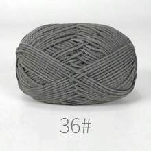 EDCUEBE7 1件/約50g 混色手工鉤針毛線套組，柔軟舒適的編織毛線，多用途適用於鉤針錢包、衣物、地毯及其他手工項目，非常適合DIY情人節禮物，製作錢包、手提包等（隨機包裝） - 單色 - 查看 77
