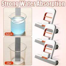 SOKANY Rubber Cotton Mop, Hands-Free Slouchy Mop, Strong Water Absorption, One-Wipe Clean, Wet & Dry Use, Single-Hand Operation, Foldable Storage, Suitable For Home Kitchen/Bathroom/Glass Cleaning And Other Scenarios - Mini Mop - View 11