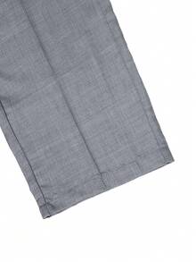 Officeau Men's Casual Dress Pants, Spring/Autumn, Fashionable Versatile Wide Leg Long Trousers With Drape For Commuting And Travel - Grey - View 5